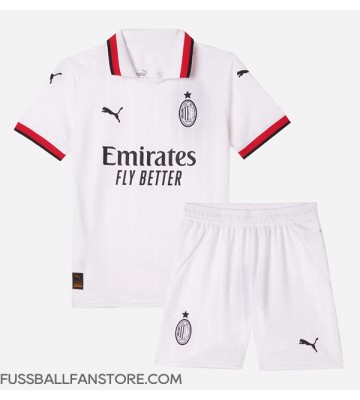AC Milan Replik Auswärtstrikot Kinder 2024-25 Kurzarm (+ Kurze Hosen)
